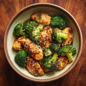 Healthy Honey Garlic Chicken with Broccoli – Easy Family Dinner