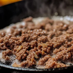 High-Protein Ground Beef in Skillet – Easy 30-Minute Meal